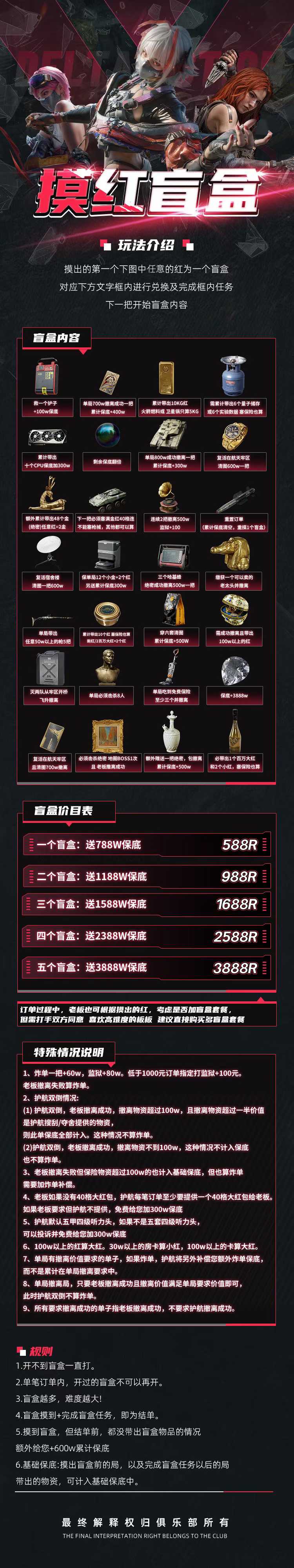 摸红盲盒