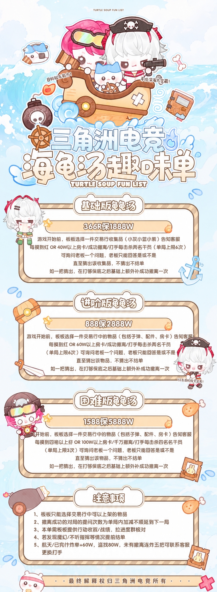 最新趣味海龟汤
